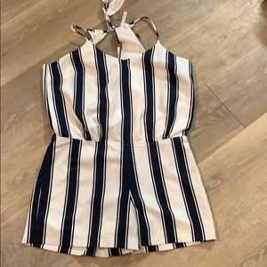 NWT Southern Tide striped romper